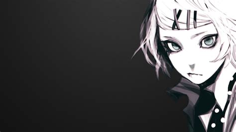 Fond D Cran Dessin Illustration Monochrome Anime Tokyo Ghoul