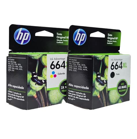 Kit Cartucho Hp Xl Mais Tinta Para