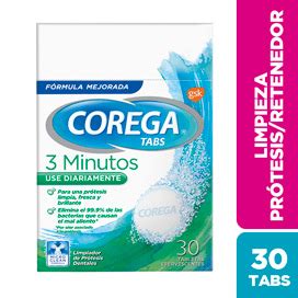 Corega Tabs Minutos Limpiador De Pr Tesis Dentales Tabs