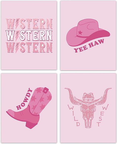 Amazon Puhei Hot Pink Preppy Lightning Western Howdy Yeehaw