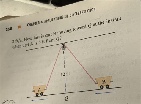 Solved Two Carts A And B Are Connected By A Rope Ft Chegg