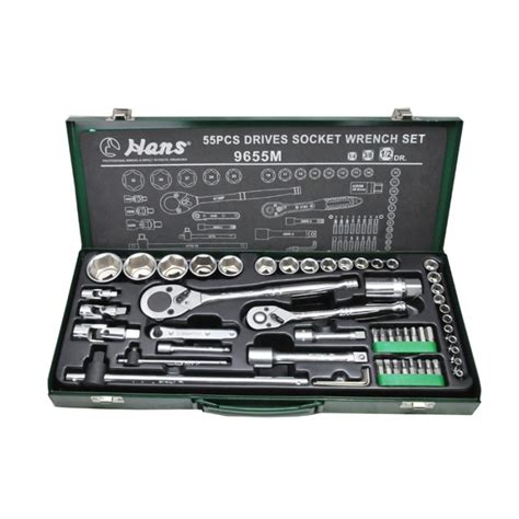 M Socket Wrench Set Drive Pcs Hanstool Indus Co Ltd