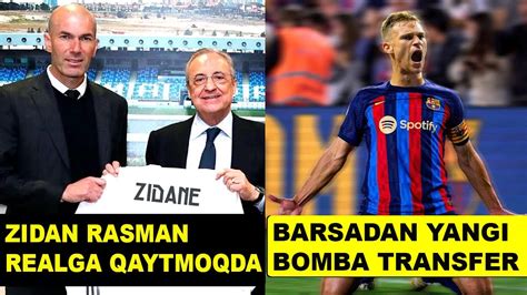 ZIDAN REALGA QAYTMOQDA BARSADAN SUPER TRANSFER PSG YANGI