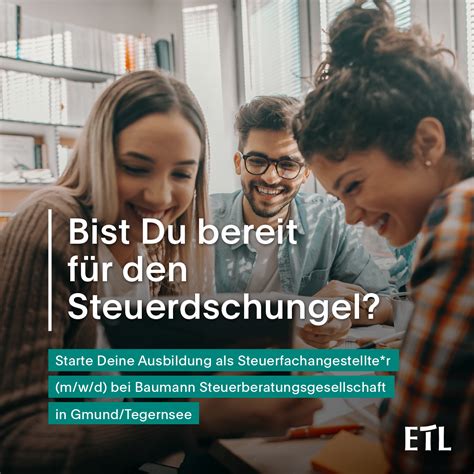 Etl Gruppe On Twitter Eine Ausbildung Zum R Steuerfachangestellten In