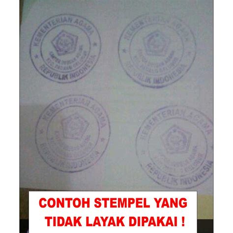 Contoh Stempel Rw