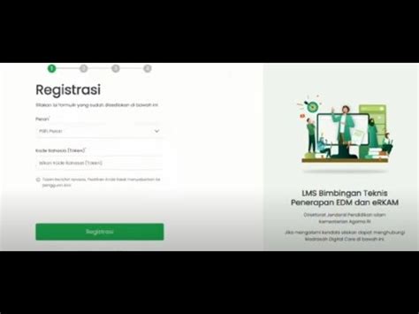 Tutorial Fitur Registrasi Peserta Bimtek TIM EDM ERKAM 2023 YouTube