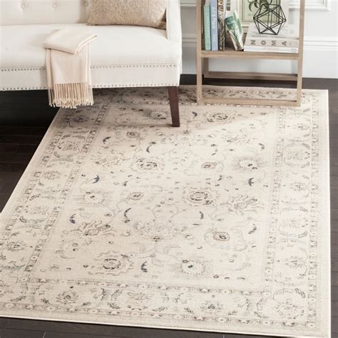 Shop Safavieh Vintage Oriental Light Grey Ivory Distressed Rug 8 X