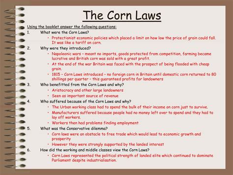 Ppt The Development Of Political Parties And The Corn Laws Powerpoint