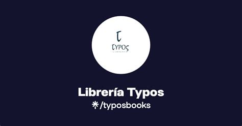 Librería Typos Instagram Facebook TikTok Linktree