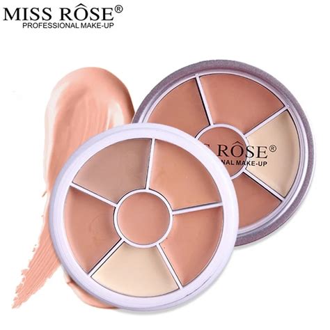 Miss Rose Cores Base De Maquiagem Rosto Concealer Palette Natural De