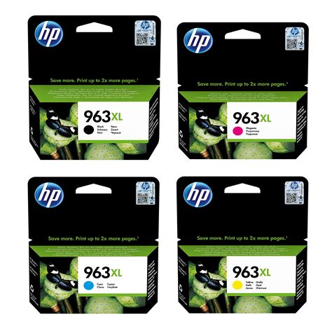 Hp Xl Pack De Cartouches D Encre Noire Cyan Magenta Et Jaune