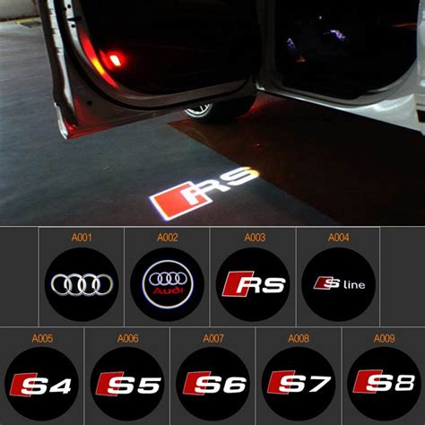 Audi A Door Light Logo Printable Templates Free