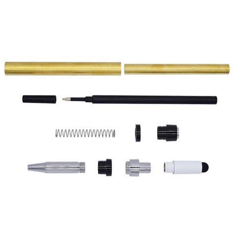 Billiard Cue Rollerball Pen Kit Chrome