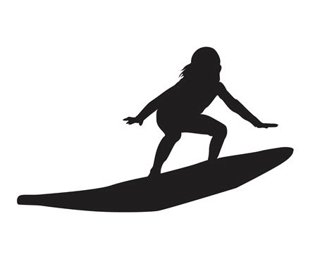 Silhouette Di Un Surfer Oceano Onda Png