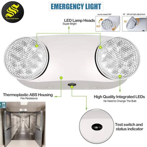 FSL 239 Rechargeable Automatic Emergency Light With Battery Backup