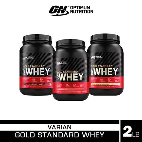 Jual Optimum Nutrition Whey Protein 2lb Susu Protein Isolate Untuk