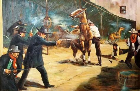 Gunfight at OK Corral (Dusty King) | West art, Western art, Cowboy art