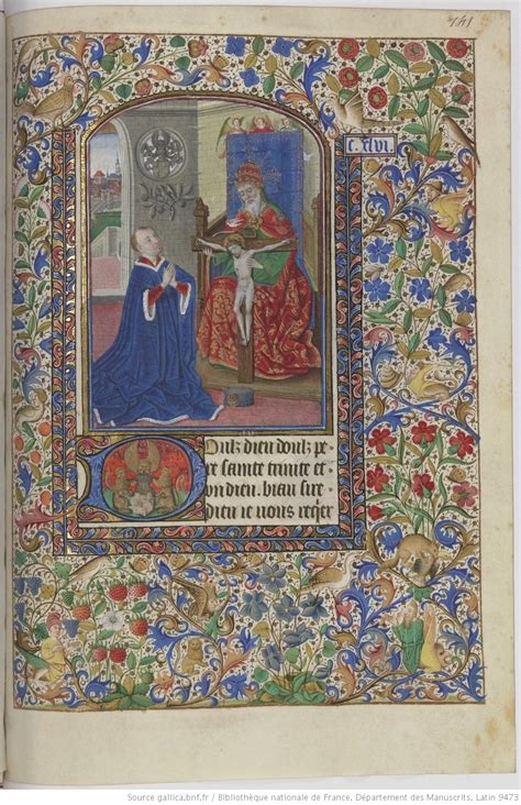 Horae Ad Usum Romanum Dites Heures De Louis De Savoie Gallica Saint