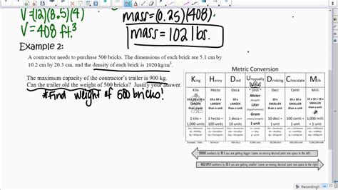 Density Problems Youtube