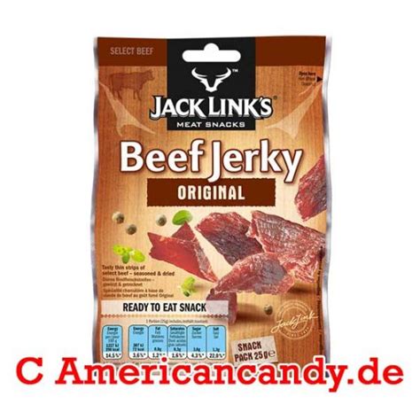 Jack Link S Beef Jerky Original 25g Americancandy Onlineshop