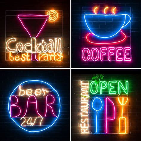 Enseigne De Bar Barres Led Enseignes Au Néon Custom Bar Pub Etsy Canada