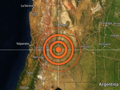 Un Fuerte Sismo Sacudió La Provincia De Mendoza