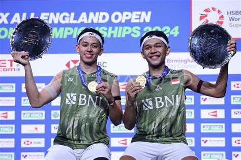 Fajar Rian Juara All England 2024 ANTARA Foto