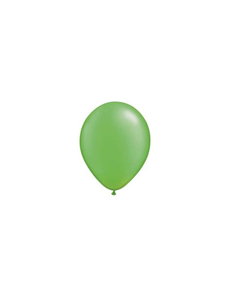 Globos Latex Redondo Cm Metalizado Verde Lima Qualatex