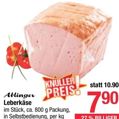 Leberkäse per kg Angebot bei Maximarkt