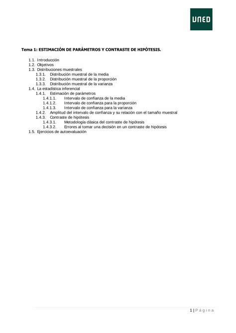 Pdf Tema Estimaci N De Par Metros Y Contraste De Hip Tesissites