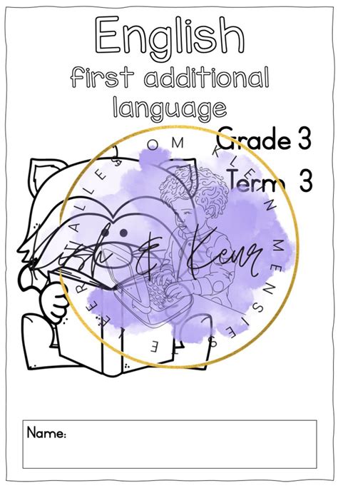 English Fal Activity Book Grade Term Teacha