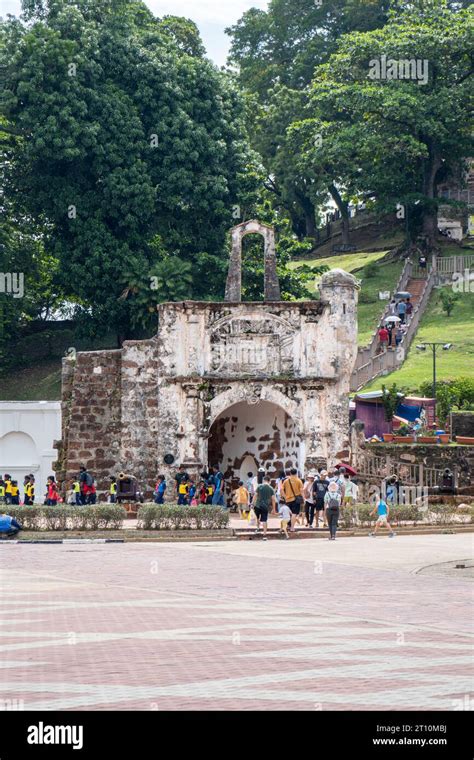 A Famosa was a Portuguese fortress built in Malacca, Malaysia, in 1512. The surviving gate of ...