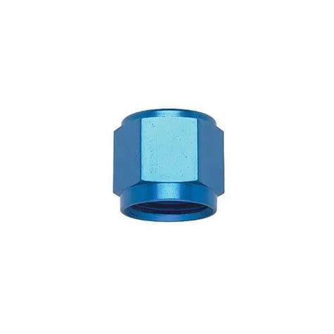 Fragola 3 AN Blue Aluminum Tube Nut For 3 16 Brake Line 481803