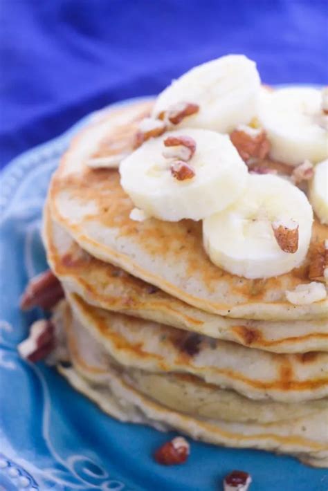 How To Make Fluffy Banana Nut Pancakes Easy Recipe