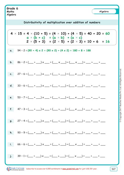 Multiplication Practice For 3rd Grade