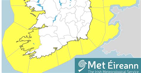 New Status Yellow Rain Warning Issued For Kerry Cork Beo