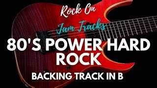 B Minor 80 S Power Hard Rock Guitar Backing Track Acordes Chordify