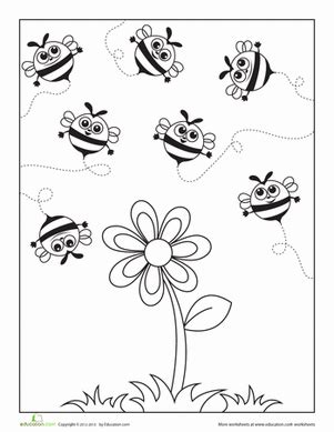 Busy Bees Worksheet Education