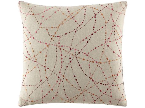 Red velvet throw pillow with trim, couch pillows