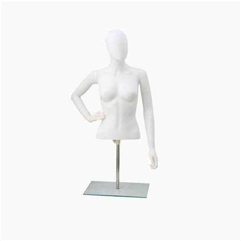 Shop For Blowing White Female Half Body Mannequin Upper Body Torso At