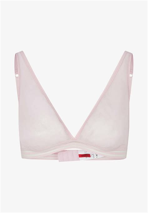 Hugo Sheer Triangle Bra Light Pink Six Light Pink Zalando Ie