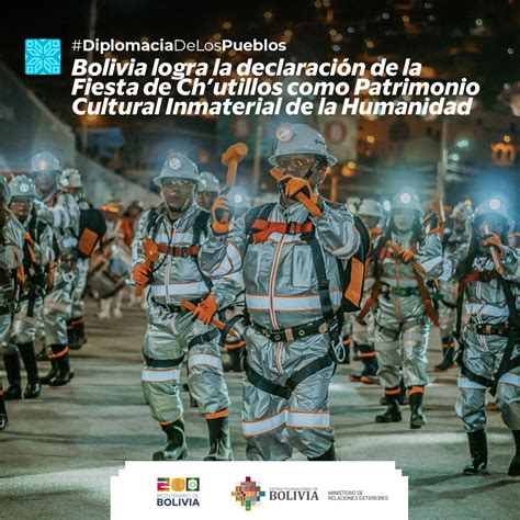 Bolivia logra la declaración de la Fiesta de Chutillos como Patrimonio