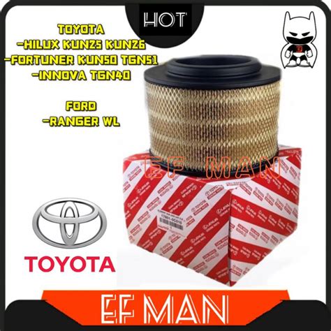 Toyota Air Filter 17801 0C010 Toyota Hilux Vigo Kun25 26 Ford Ranger WL