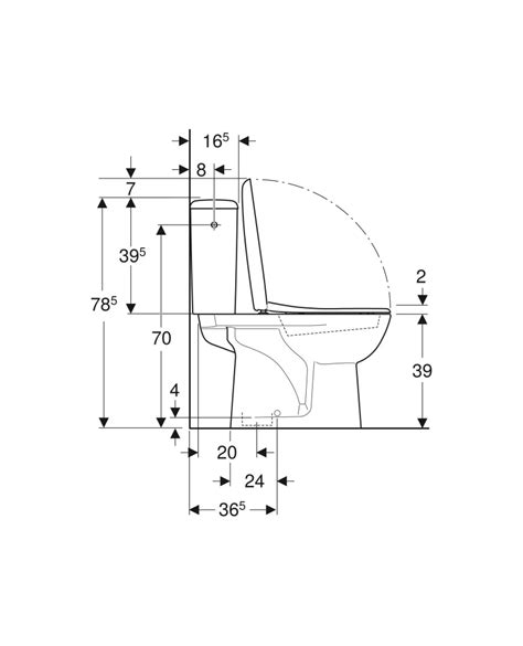 Pack Wc Sol Geberit Renova Sortie Verticale