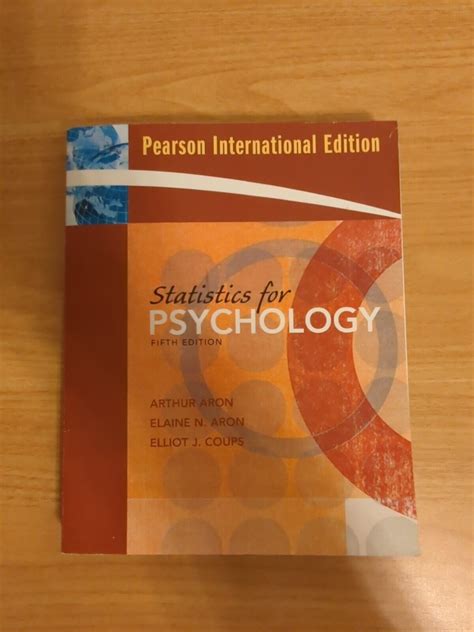 Statistics For Psychology International Edition By Elliot J Coups Ph