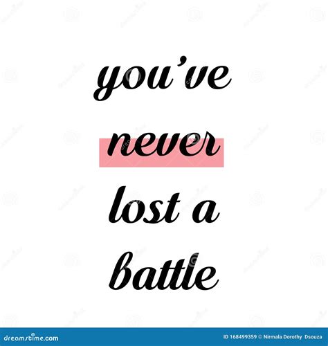 You Have Never Lost a Battle Stock Vector - Illustration of gospel, lord: 168499359