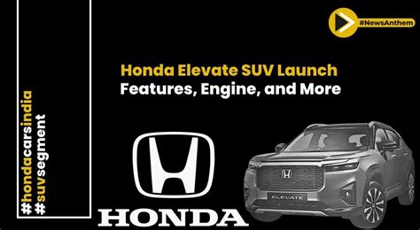 Honda Elevate Suv Launch Features Engine And More