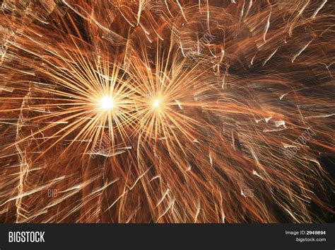 Golden Fireworks Image & Photo (Free Trial) | Bigstock