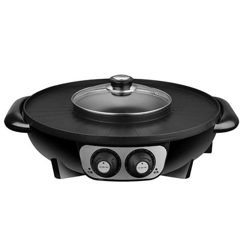 In W V L Electric Pan Shabu Suki Hot Pot BBQ Frying Cook Grill Amazon In