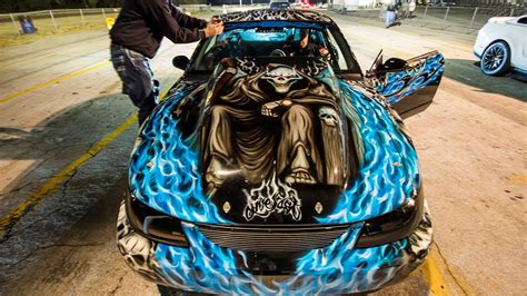 Crazy Mustang Paint Job Insane 1600hp Nitrous Mustang Muscle Cars Zone